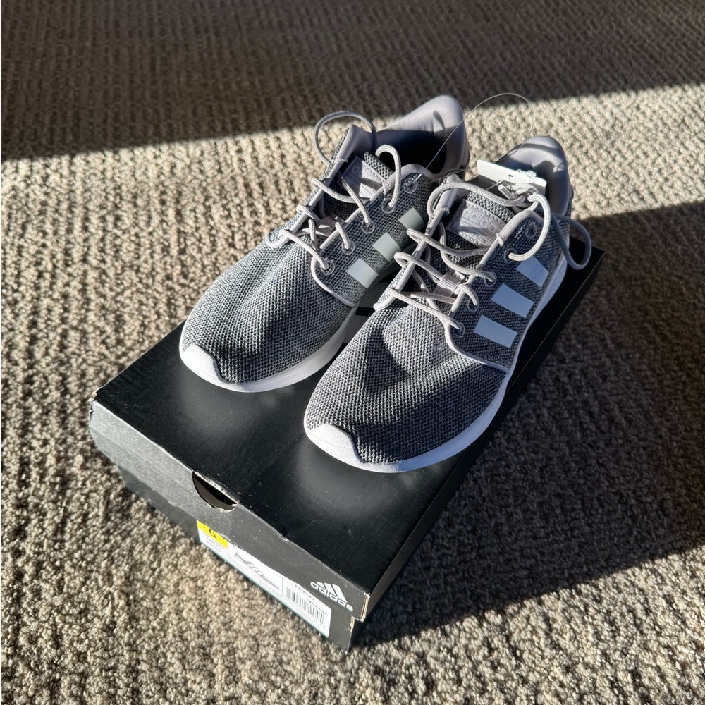 Adidas Women’s Athletic Gray and White Shoes